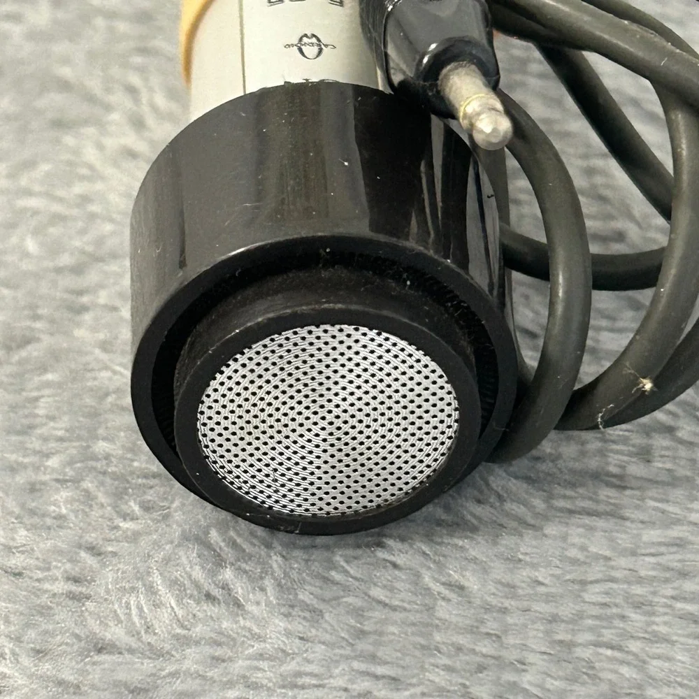 Sony F-25 and F-25S Vintage Cardioid Dynamic Microphones Set Japan Low Imp